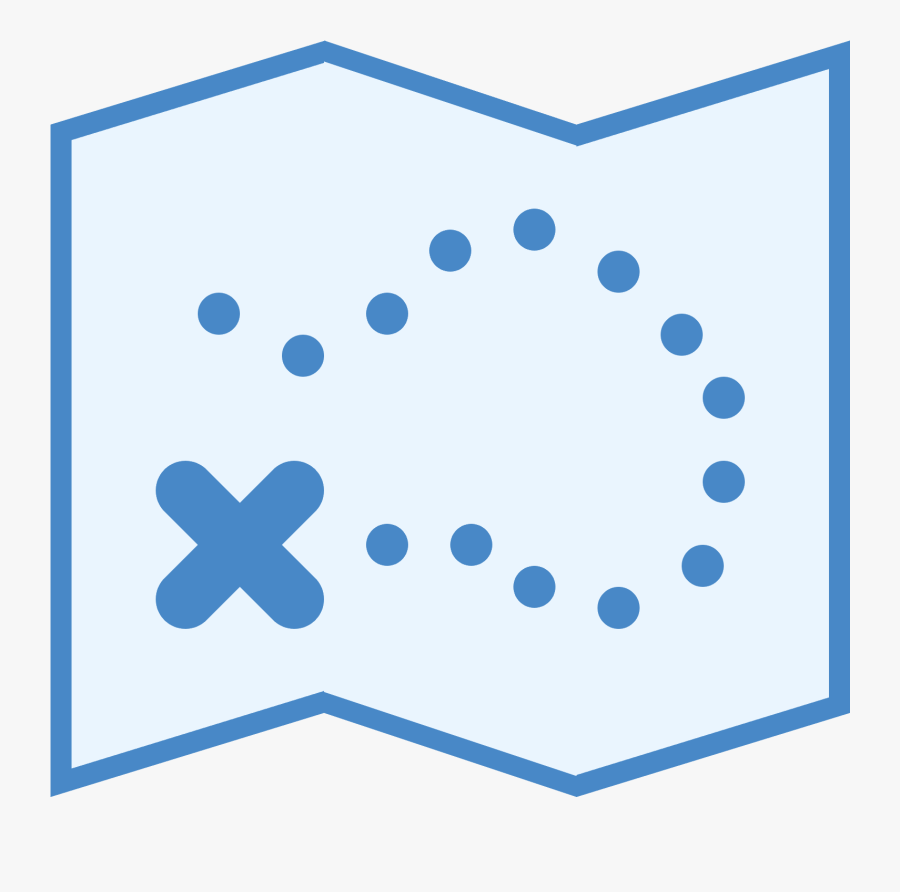 Treasure Map Icon - Icon, Transparent Clipart