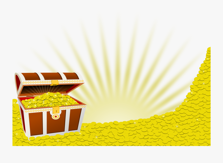 Transparent Treasure Chest Clipart - Treasure Chest Clipart Border, Transparent Clipart