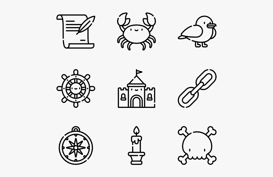 Pirates - Daily Icon Transparent Background, Transparent Clipart