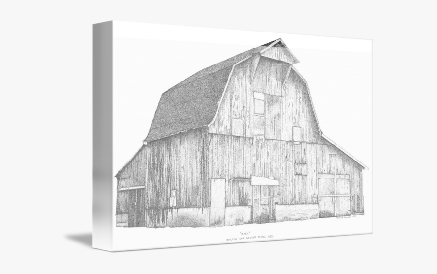 Transparent Free Clipart Of Barns - Barn Drawing, Transparent Clipart