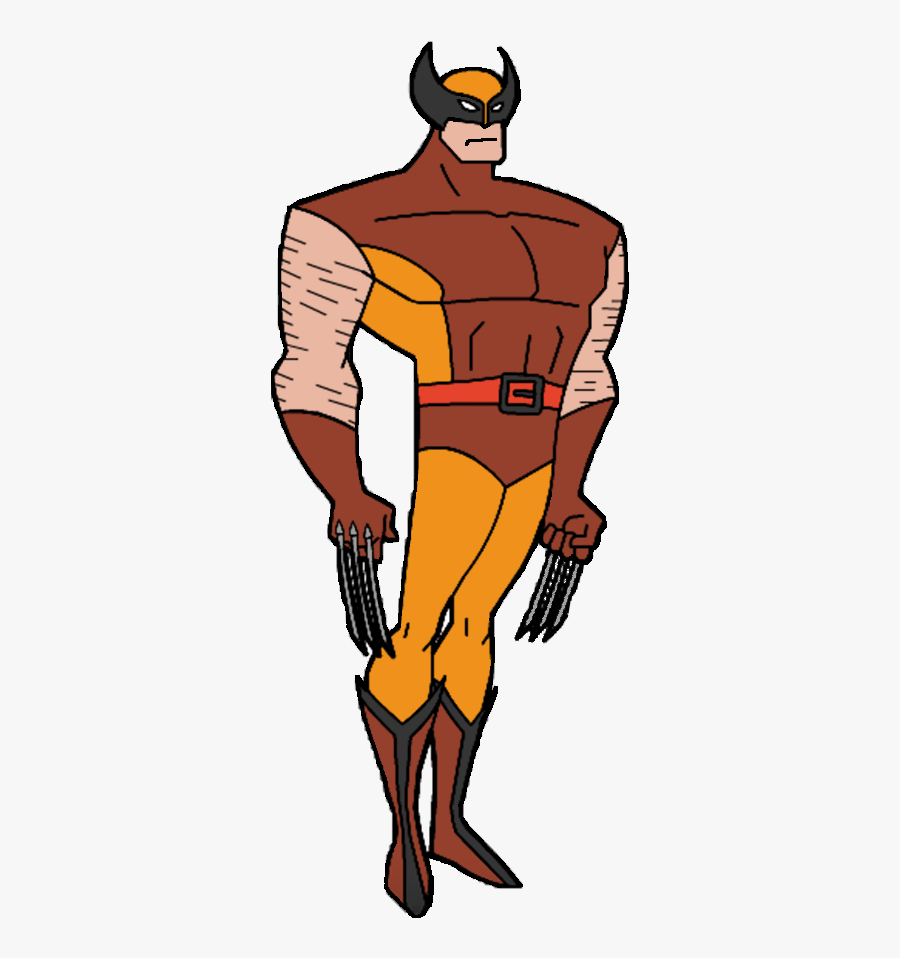 Bruce Timm Style Wolverine By Apocalypsebob, Transparent Clipart