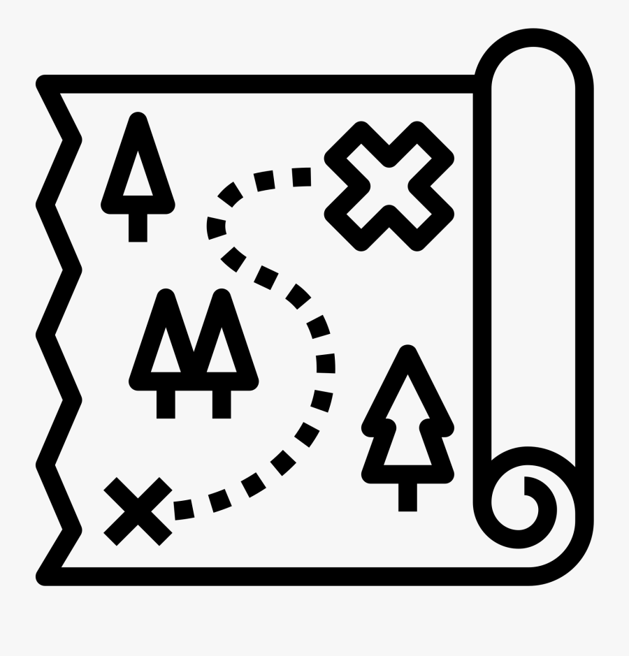 Clipart Map Hidden Treasure - Intermittent Fasting Icon, Transparent Clipart