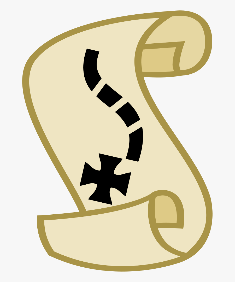 Clipart Map Buried Treasure, Transparent Clipart