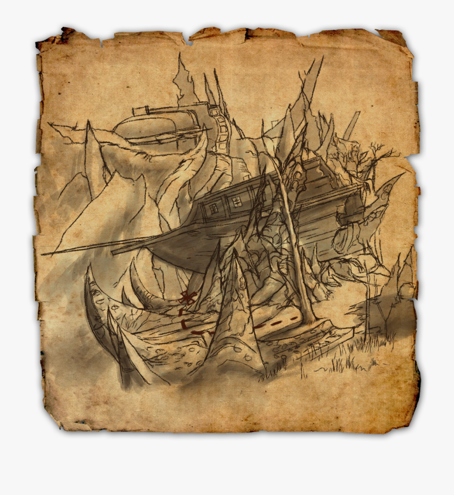 Clip Art Coldharbour Ce Map Wiki - Coldharbour Ce Treasure Map, Transparent Clipart