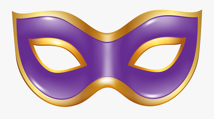 Carnival Mask Purple Transparent Png Clip Art Imageu200b - Mardi Gras Mask Clipart, Transparent Clipart