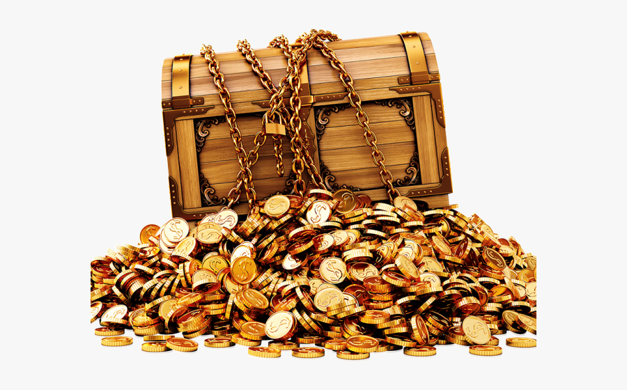 Gold Treasure Png, Transparent Clipart