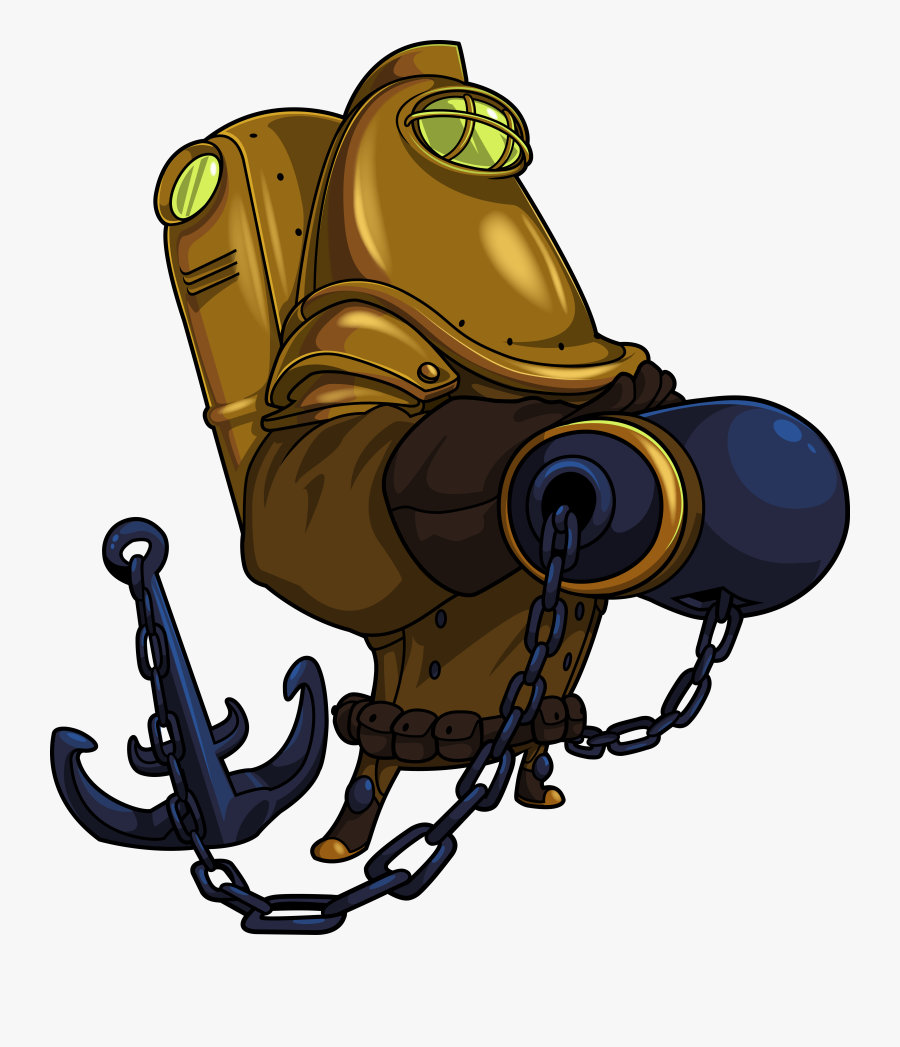 Shovel Knight Treasure Knight - Characters From Shovel Knight Game, Transparent Clipart