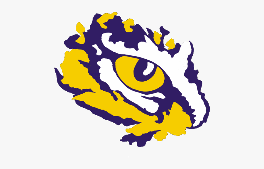 Clip Art Tigers Football Louisiana State - Lsu Tigers Eye Logo, Transparent Clipart