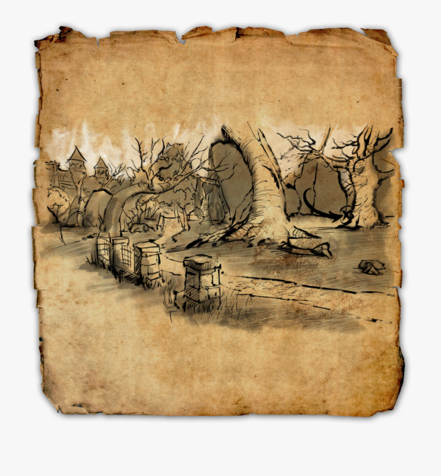 Treasure Map Download Elder Scrolls Online Treasure - Treasure Map, Transparent Clipart