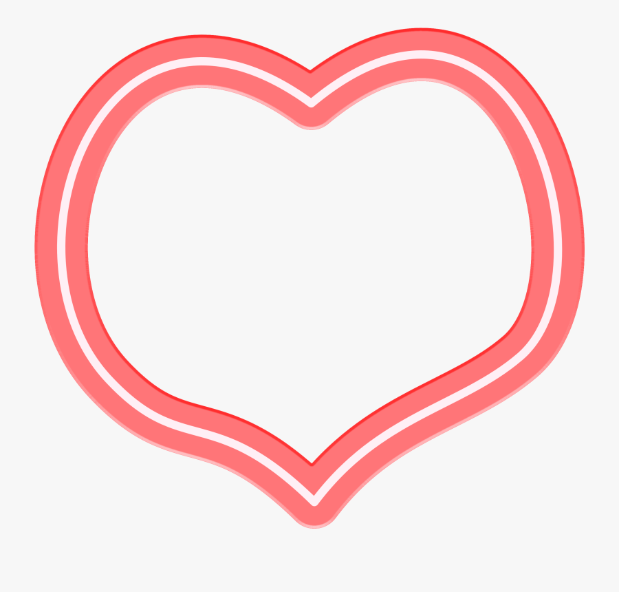 Frame Heart Transparent Png Pictures - Heart Frame Png Gif, Transparent Clipart