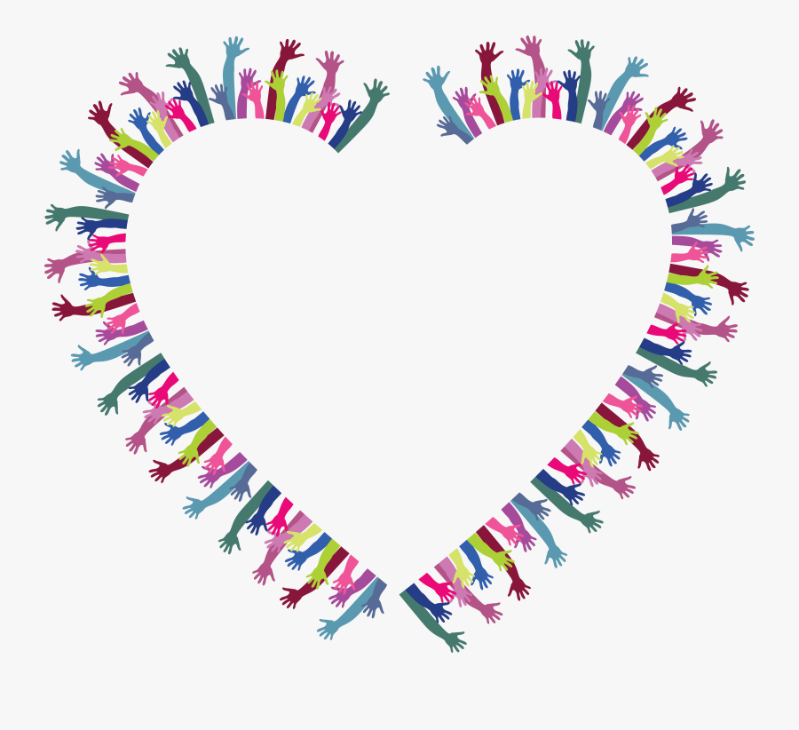 Transparent Heart In Hand Clipart - Hands Heart Frame, Transparent Clipart