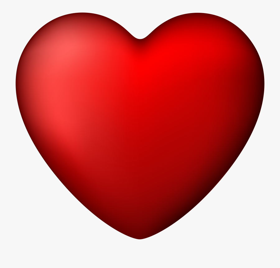 Heart Red Transparent Clip Art Image, Transparent Clipart