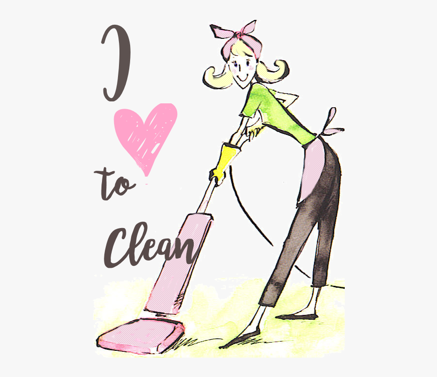 Pin By Magiclean Maid - Cartoon House Cleaning Lady Png, Transparent Clipart