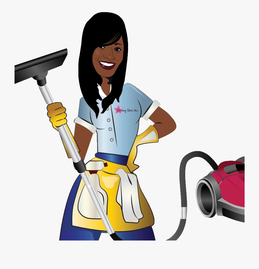 Housekeeping Clipart Cleanup - Housekeeping Cleaning Lady Cartoon, Transparent Clipart