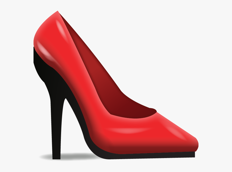 Clip Art High Heel Png - High Heel Emoji Png, Transparent Clipart
