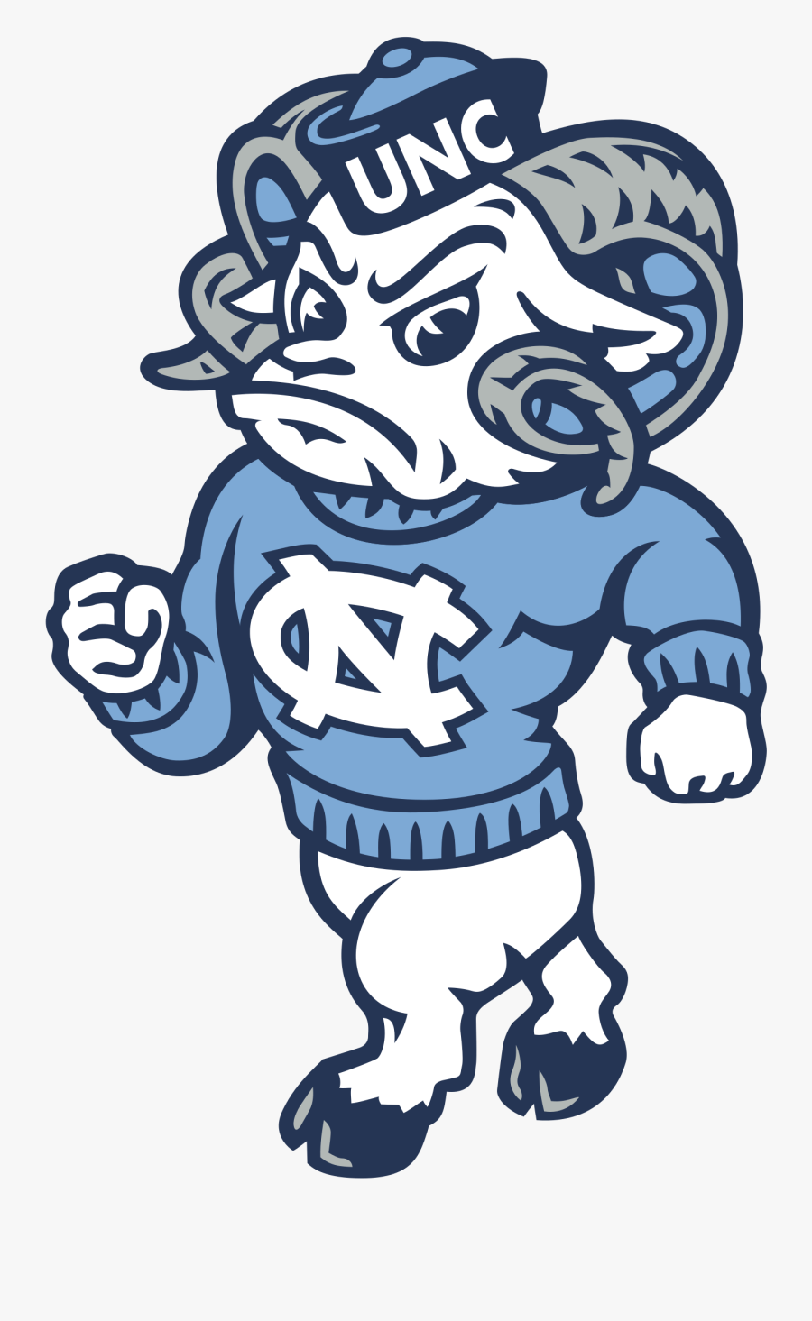 Tar Clipart Svg - North Carolina Tar Heels Mascot, Transparent Clipart