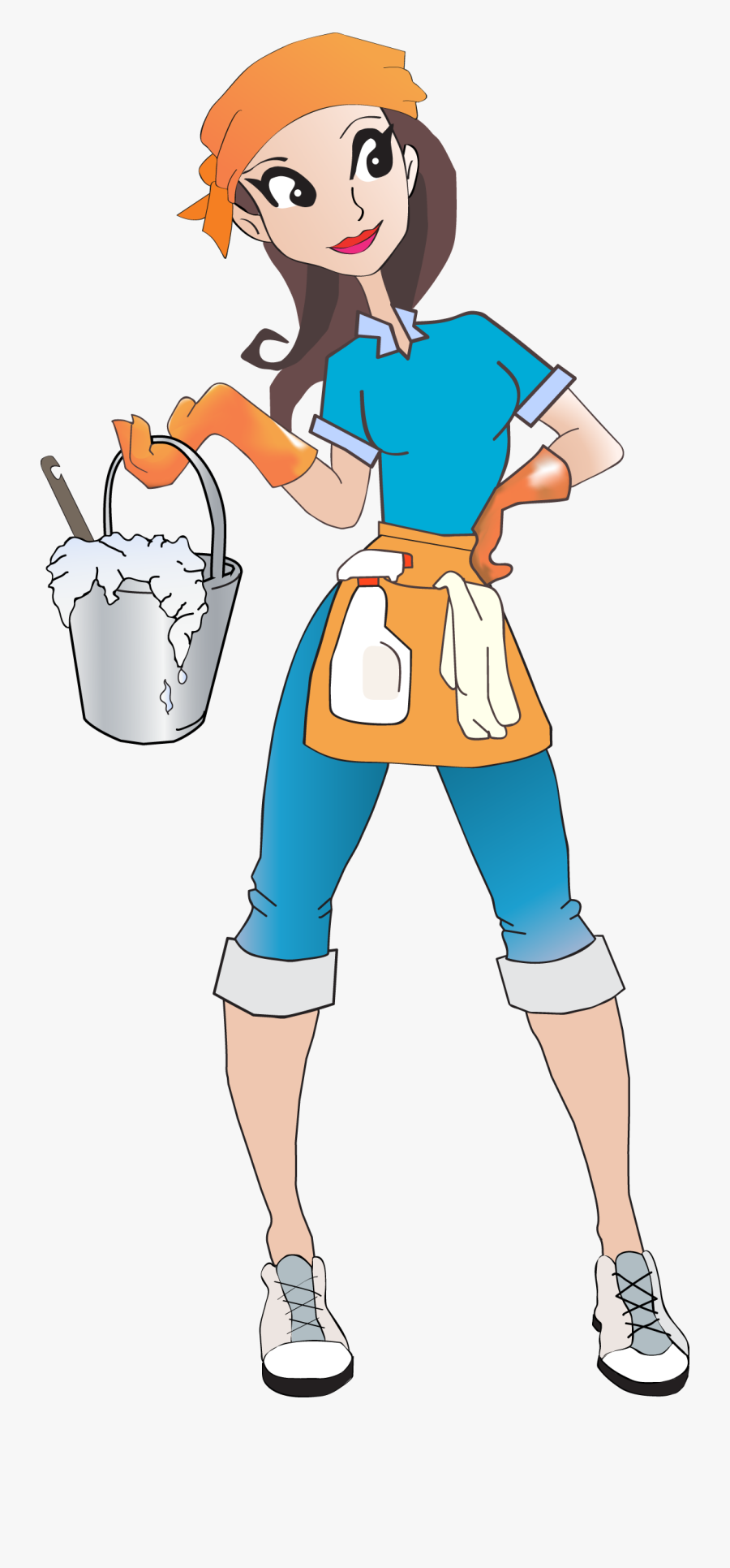 Transparent Cleaning Services Clipart - House Cleaning Clipart, Transparent Clipart
