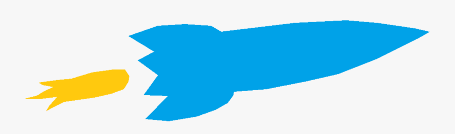 Leaf,area,fish - Синяя Ракета Пнг, Transparent Clipart