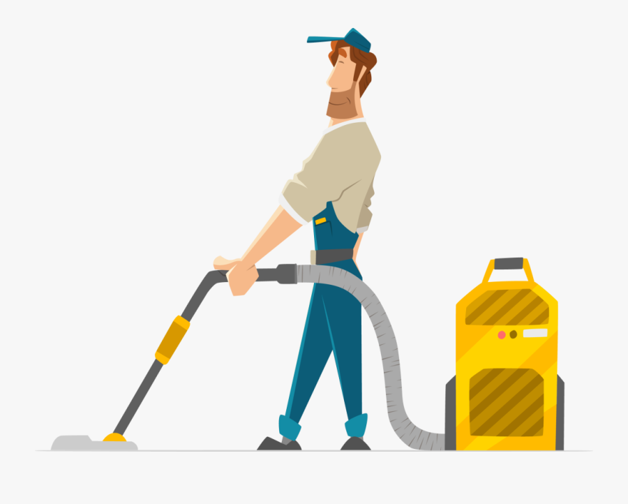 Transparent School Custodian Clipart - Guy Cleaning Png, Transparent Clipart