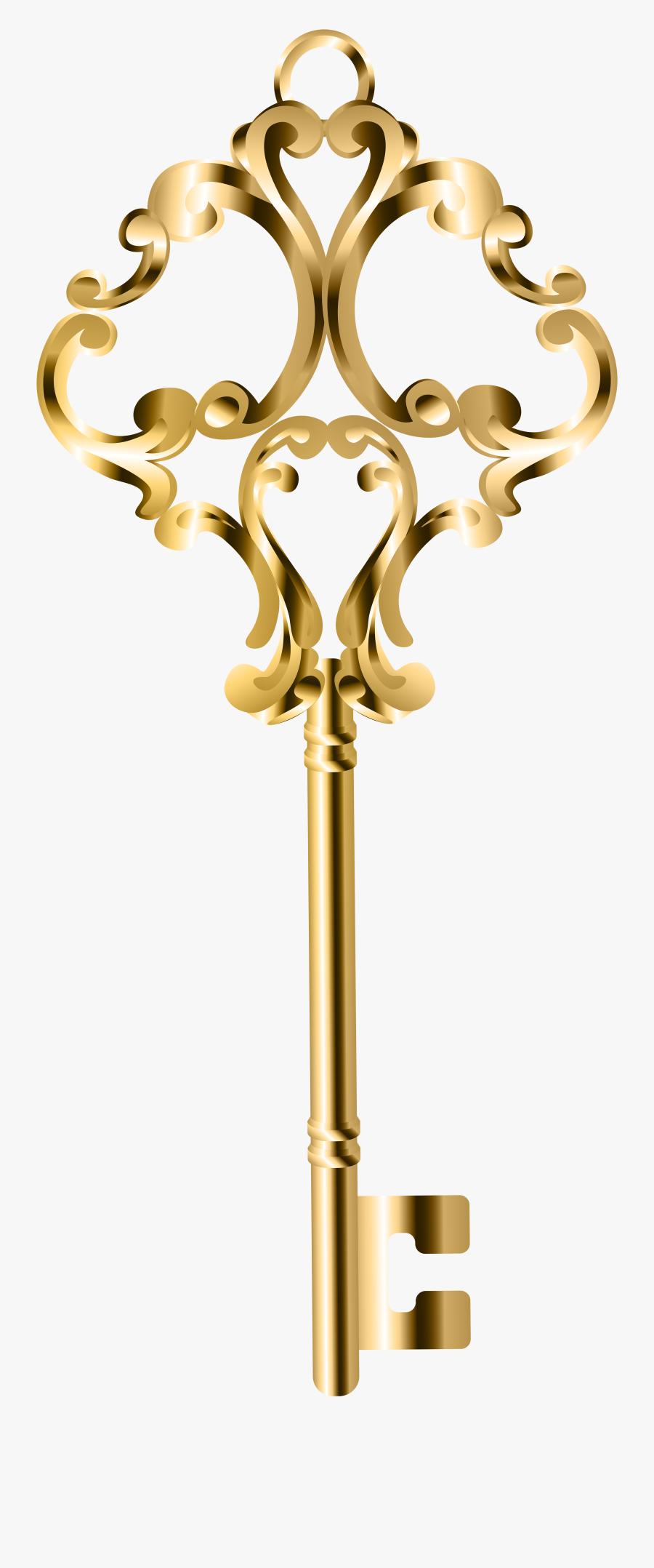 Gold Key Clipart Png - Golden Key Clipart Png, Transparent Clipart