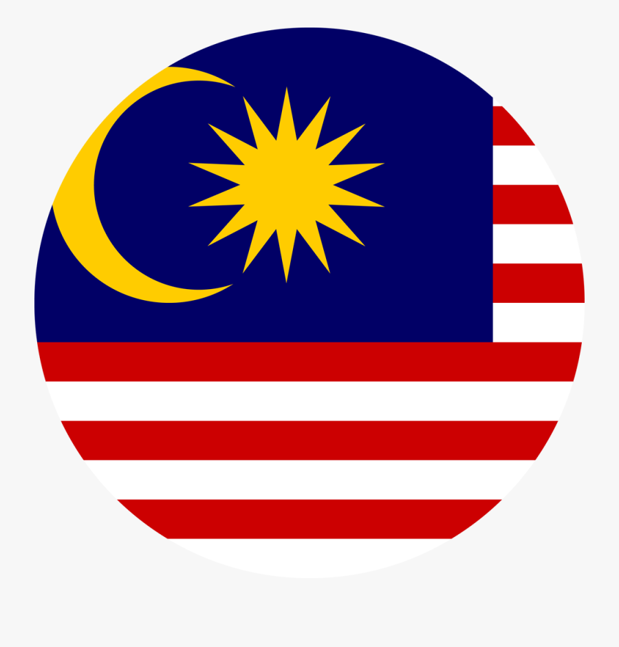 Malaysia Flag Circle Png Clipart , Png Download - Round Malaysia Flag Icon, Transparent Clipart