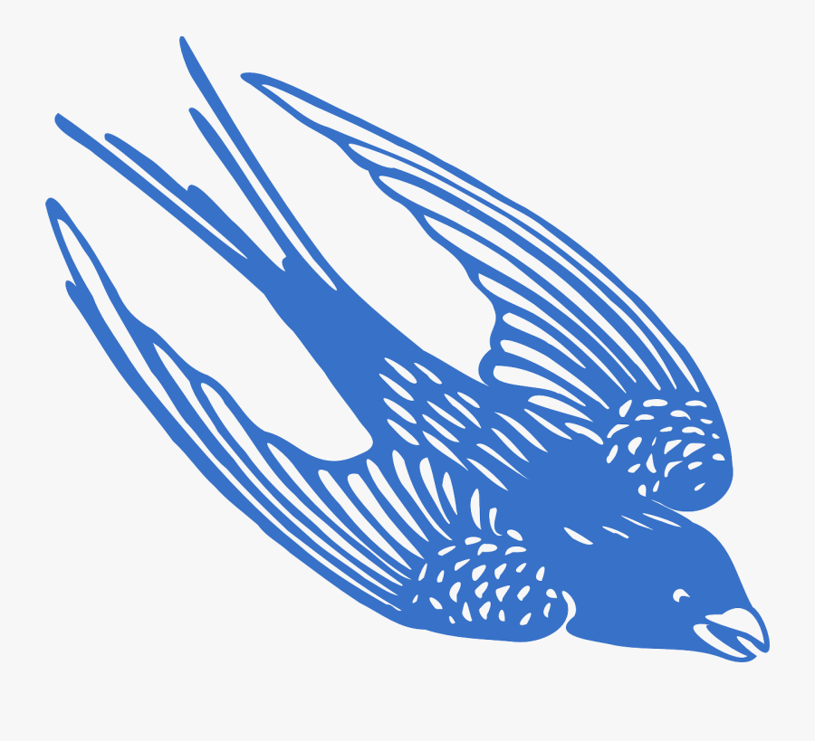 Blueswallow Clip Art At - Diving Bird Clip Art, Transparent Clipart