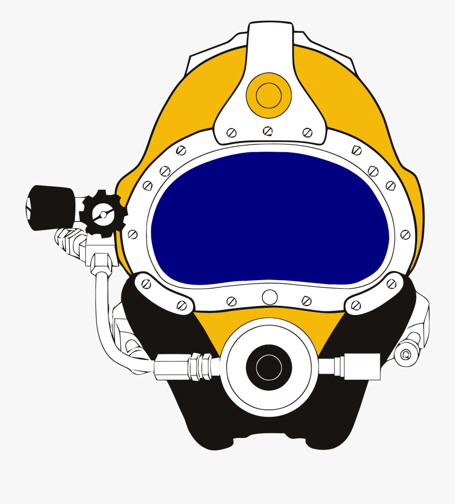 Graphic Freeuse Download File Commercial Helmet Logo - Commercial Diving Helmet Vector, Transparent Clipart