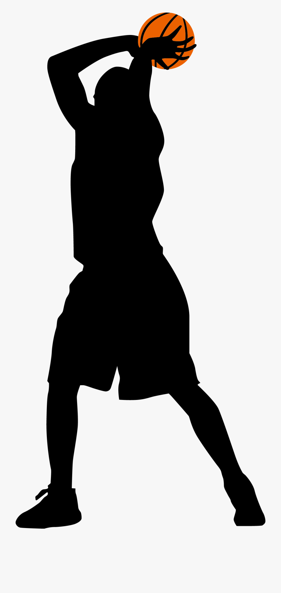 Mlb Silhouette At Getdrawings - Basketball, Transparent Clipart