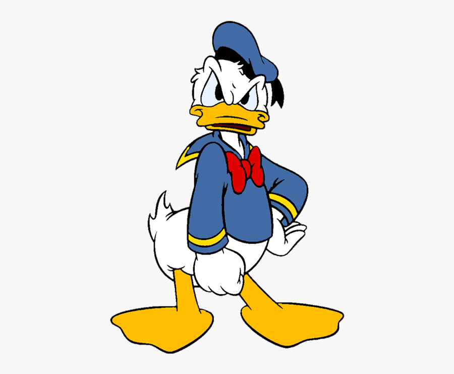 Donald Clip Art Disney Galore Peeved Duck Angry Face Free.