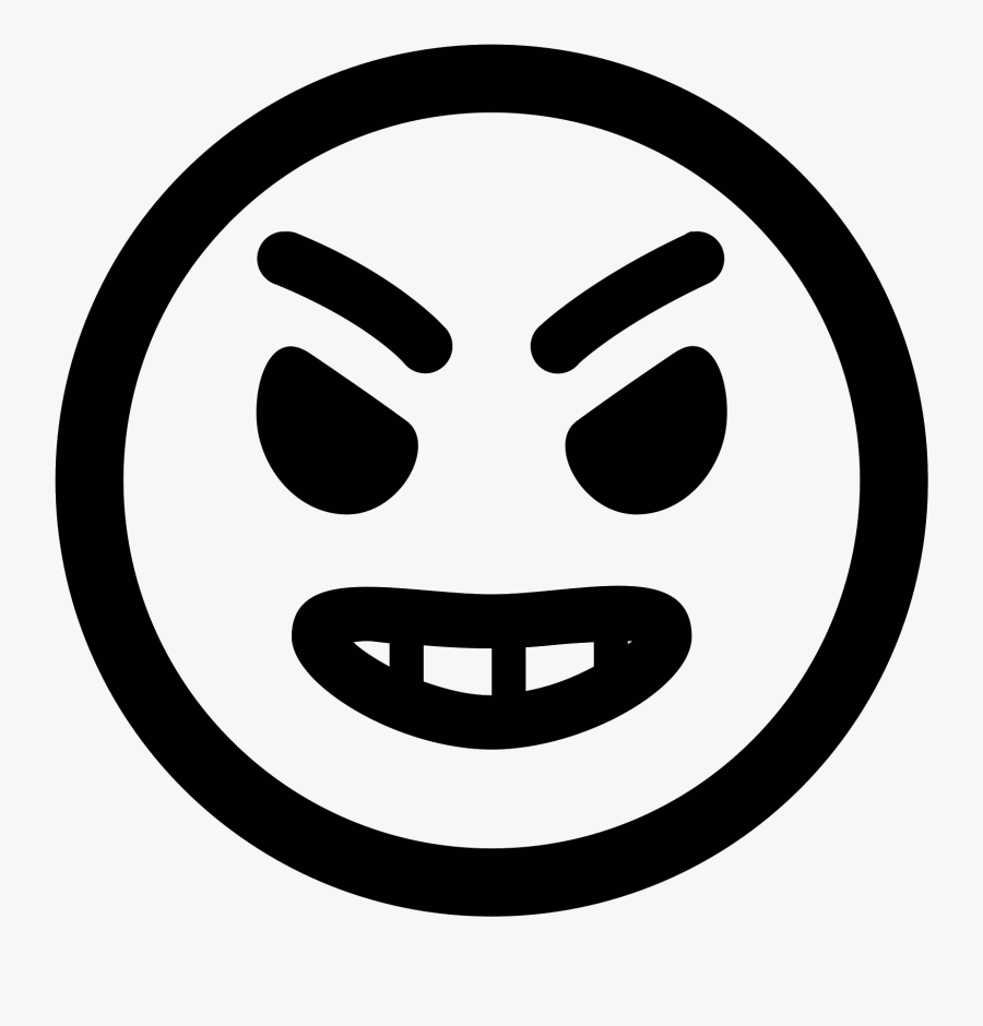 Angry Face With Symbols Images - Icon, Transparent Clipart