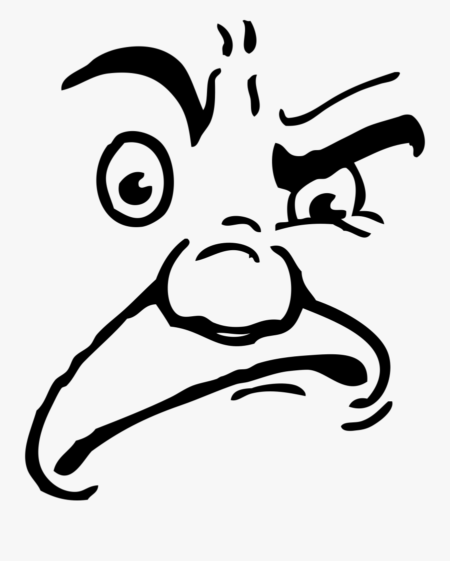 Transparent Angry Person Png - Angry Face Cartoon Transparent, Transparent Clipart