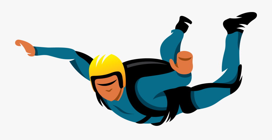 Skydiving Clipart, Transparent Clipart