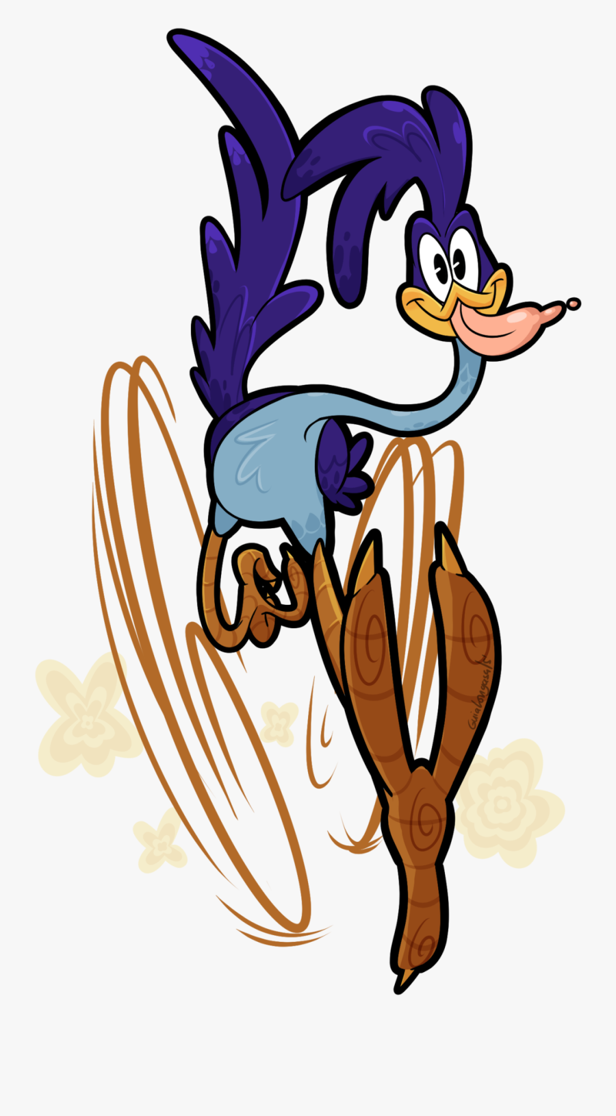 Clip Art Roadrunner Cartoon Clipart - Roadrunner Cartoon, Transparent Clipart
