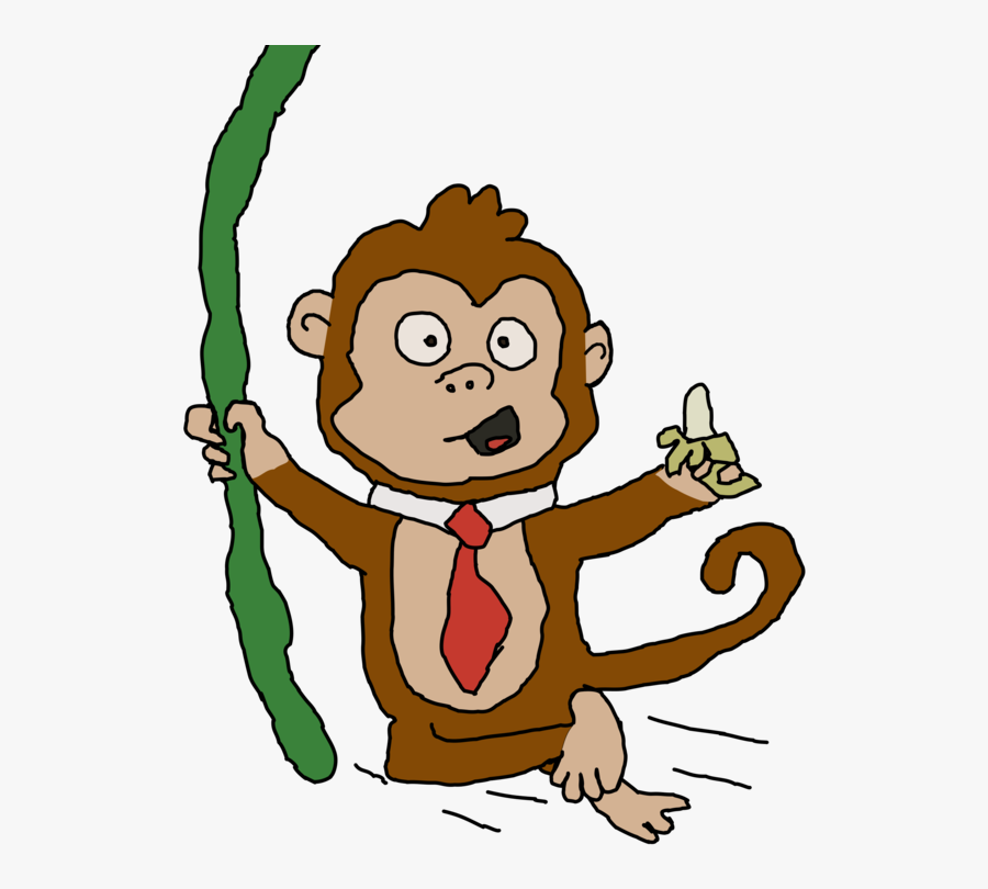 Primate,old World Monkey,new World Monkey - Cartoon, Transparent Clipart