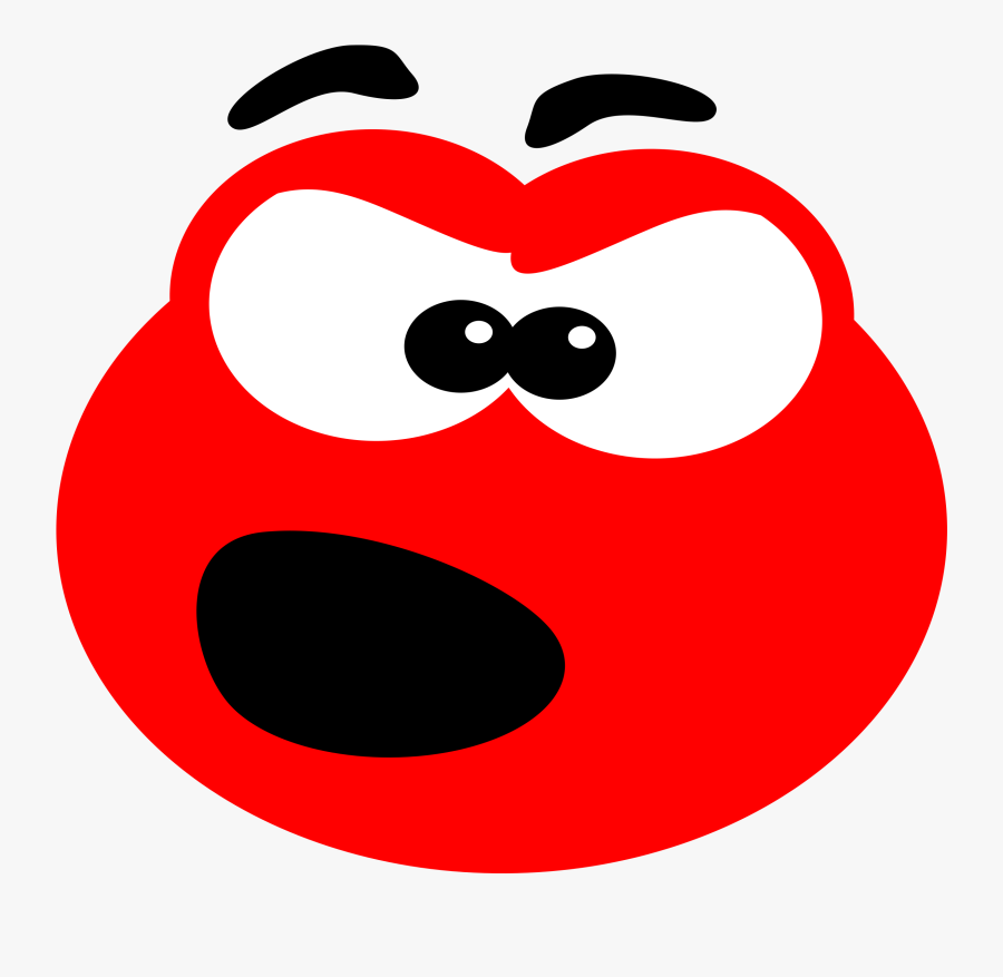 Clipart - Angry Blob, Transparent Clipart