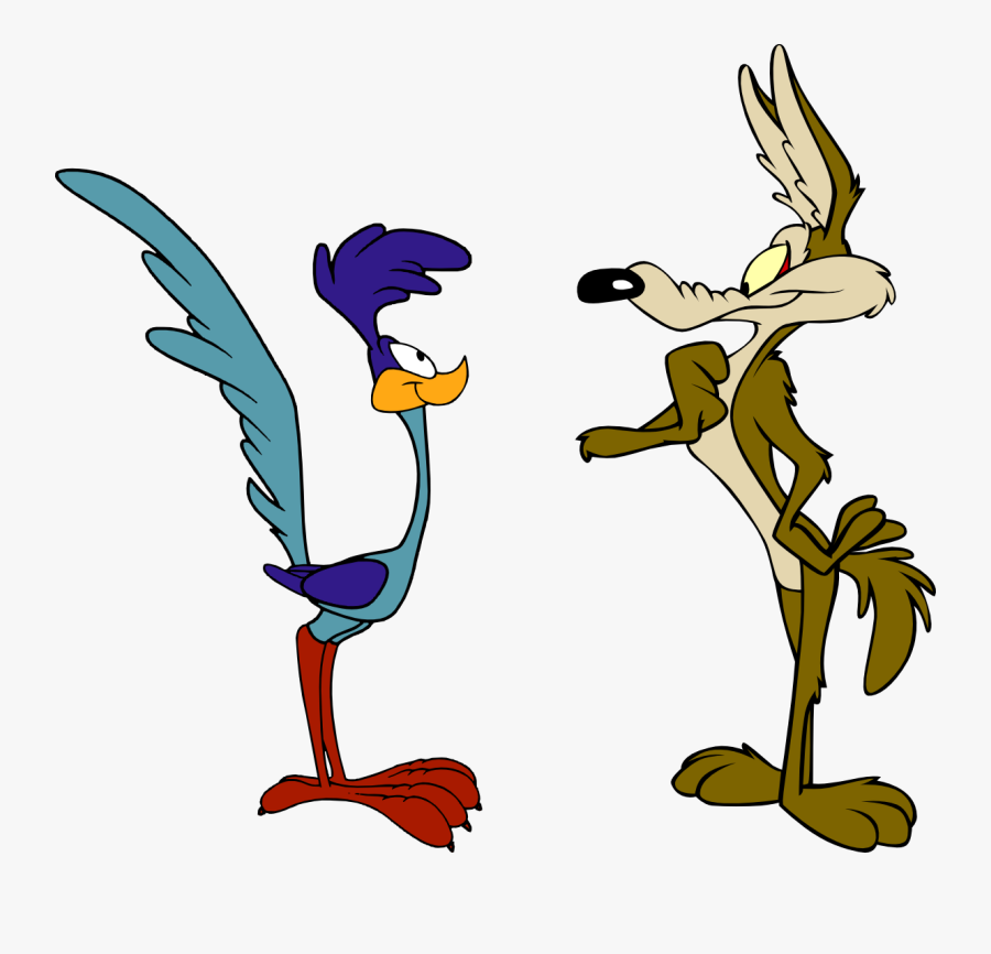 The Adventures Of Wile - Wolf And Road Runner, Transparent Clipart