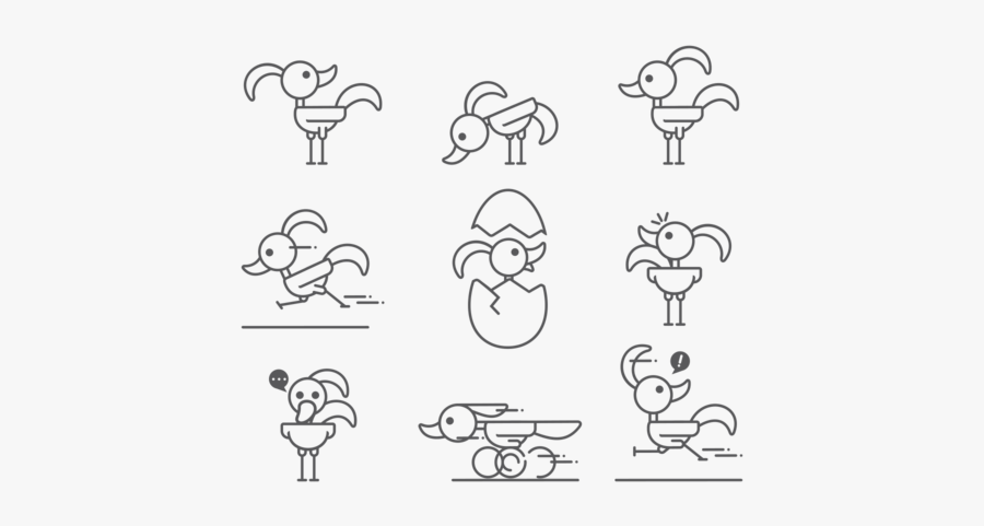 Roadrunner Icons - Cartoon, Transparent Clipart