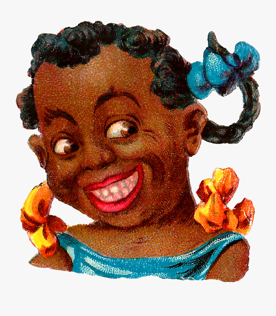 Victorian Clipart Black Americana Digital Download - Illustration, Transparent Clipart