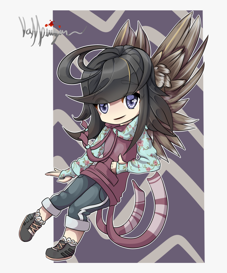 Part Two Of My Roadrunner Girl Custom Adopt Design - Cartoon, Transparent Clipart