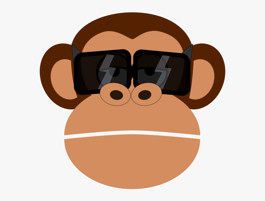 Ape Cliparts - Mono Clipart, Transparent Clipart