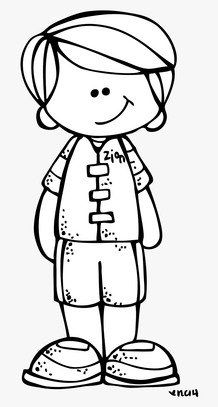 Lds Girl Clipart Black And White 3 - Boy Melonheadz Clipart Black And White, Transparent Clipart
