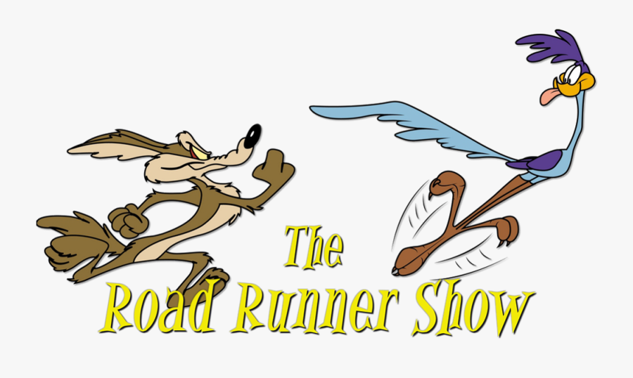 Coyote And The Road Runner Television Show Looney Tunes - Road Runner Cartoon Logo, Transparent Clipart