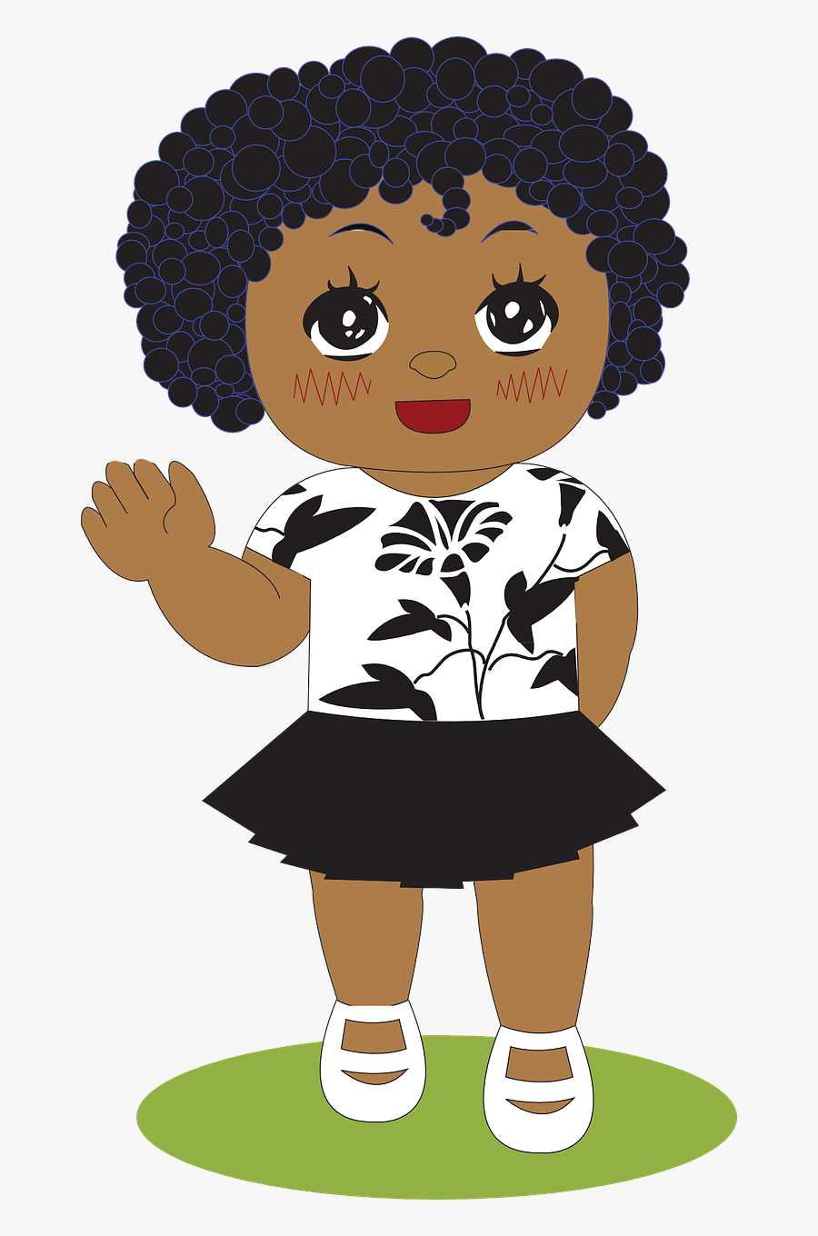 Little Girl Girl African Free Picture - Empathy For The Differently Abled, Transparent Clipart