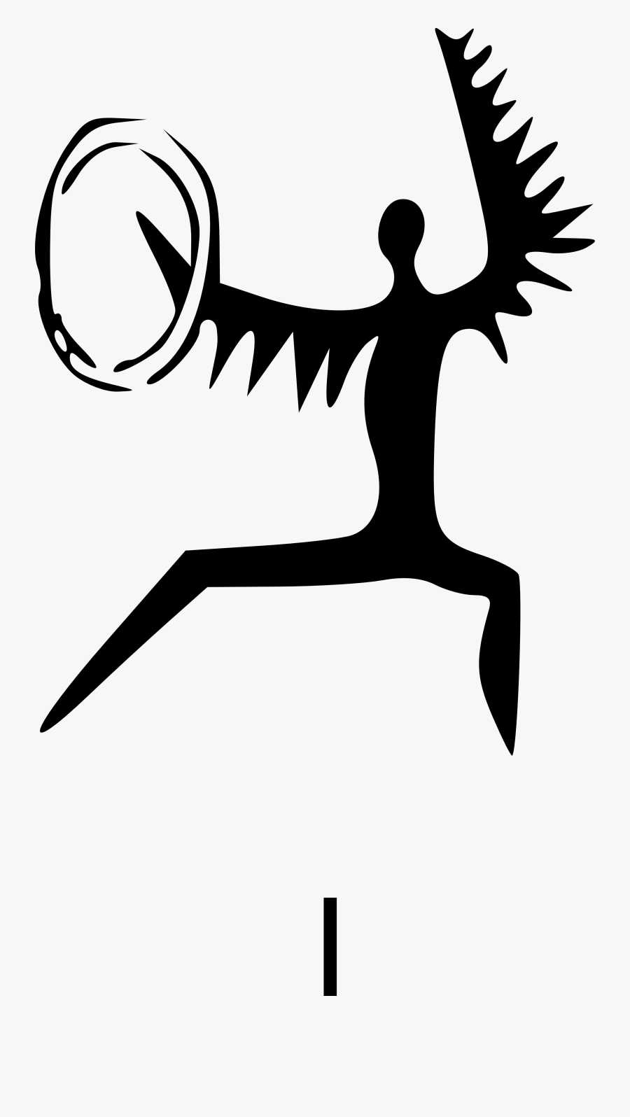 Wall Pattern Art Southwest Petroglyph Decals Decor - Black And White Southwestern Clipart, Transparent Clipart