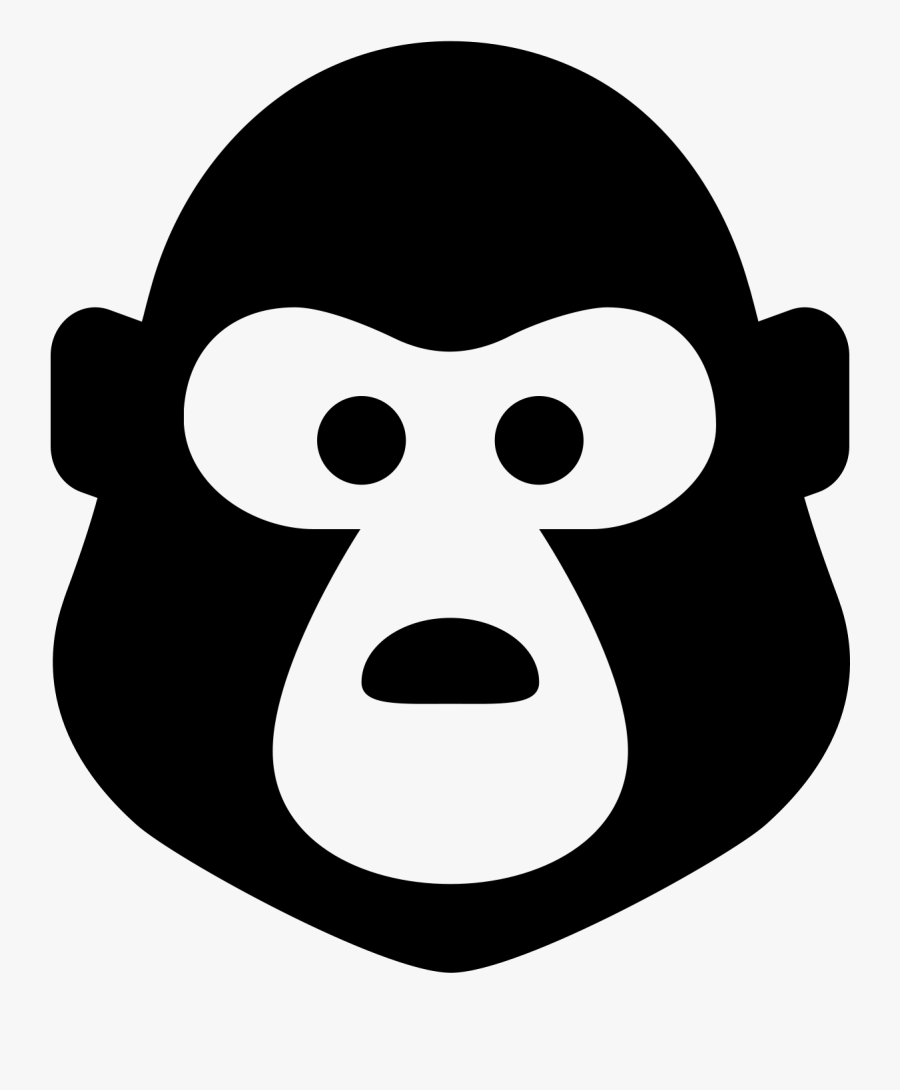 Ape Clipart Harambe - Card Gorilla Icon, Transparent Clipart