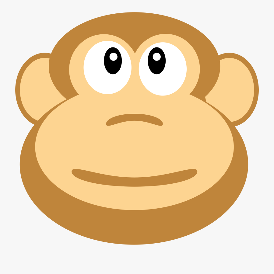 Head,facial Expression,snout - Monkey Head Clipart Png, Transparent Clipart