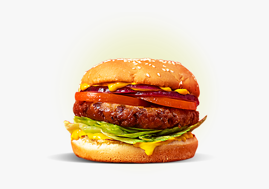 Transparent Eating Junk Food Clipart - Lightlife Plant Based Burger, Transparent Clipart