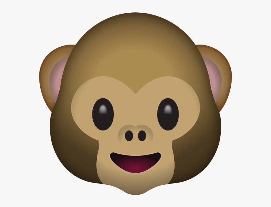 Download Monkey Face Emoji - Monkey Face Emoji Png, Transparent Clipart