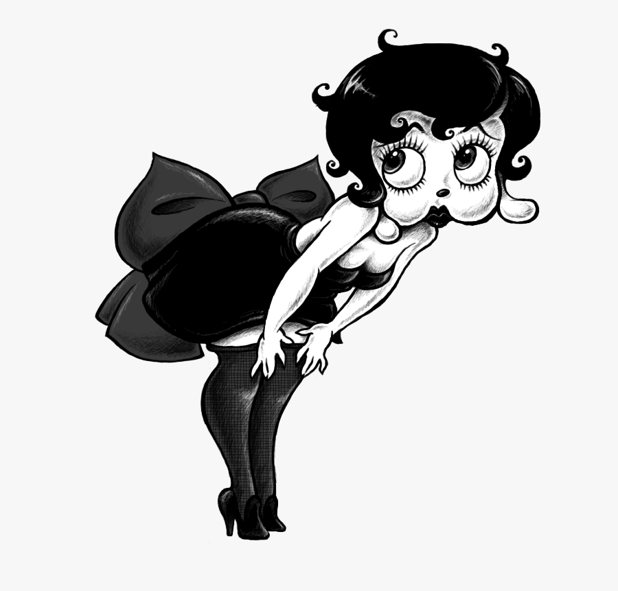 Betty Boop Dizzy Dishes Helen Kane Caricature - Betty Boop First Version, Transparent Clipart