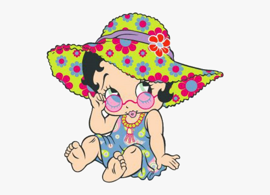 Dallas Cowboys Clipart Betty Boop - Baby Betty Boop Beach, Transparent Clipart
